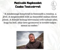 Bővebben: Motiváló Napkezdet Csaba Testvérrel